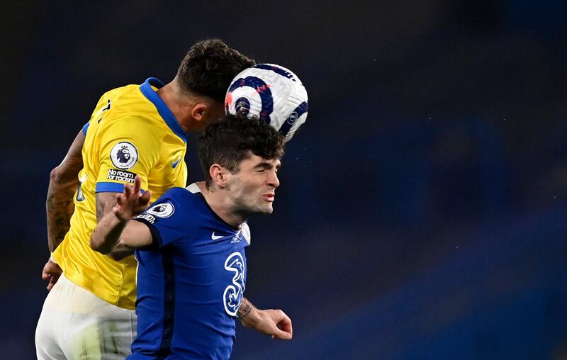 Christian Pulisic 6 - Chelsea’s most encouraging performance saw Pulisic try to drive through traffic but the American couldn’t get going after Brighton began to mark him tightly. AP