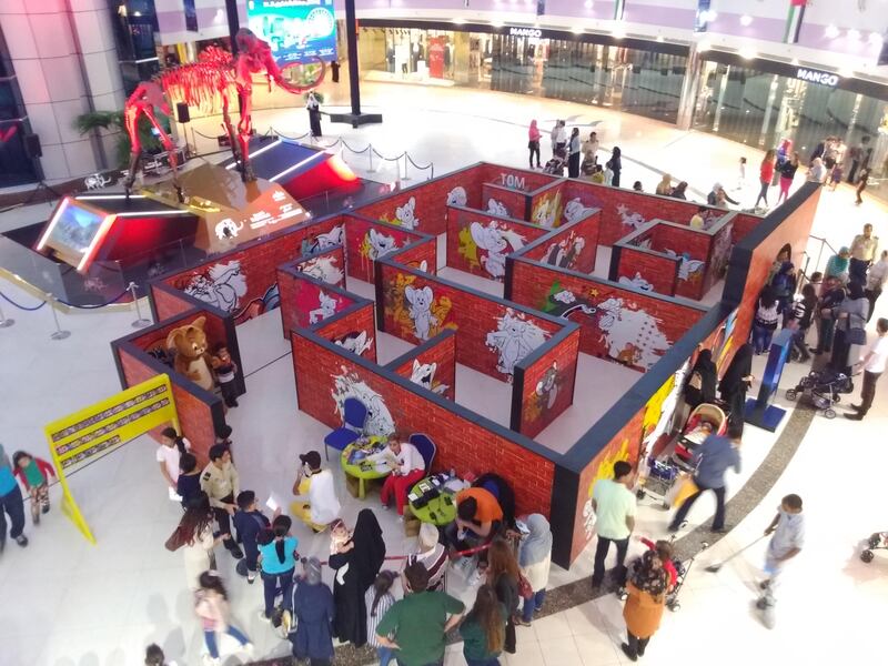 Visit Dalma Mall to see a stage performance by Tom & Jerry, plus take part in the interactive maze Courtesy TCA Abu Dhabi