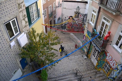 Muslims are being expelled from neighbourhoods in Portugal and Spain, like this Moorish neighbourhood in Lisbon. Courtesy Marta Vidal