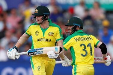 Australia duo Steve Smith, left, and David Warner are facing England for the first time since being banned for a year. Reuters
