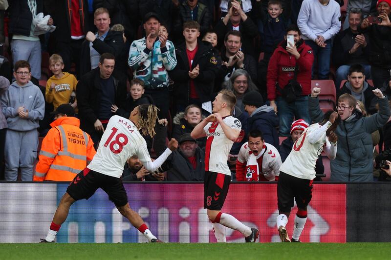 Sekou Mara (Che Adams, 70) - 7 Set up Walcott’s goal with a header back into the danger area. Almost drew Southampton level two minutes later but was denied by Forster. AFP