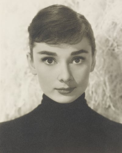 Hepburn's heart-shaped face lent itself well to the straight-brow look, say beauty experts. Photo: Christie’s