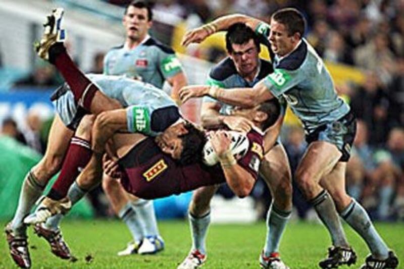 Queensland are prepared for a battle against New South Wales this afternoon.