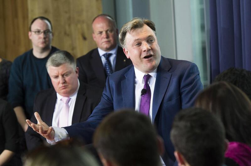 Ed Balls has gone from politics to showbiz. Chris Lobina / Sky News / AFP