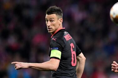 Laurent Koscielny has one year remaning on his Arsenal contract. AFP