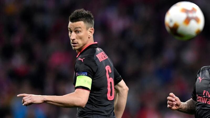 Laurent Koscielny has one year remaning on his Arsenal contract. AFP