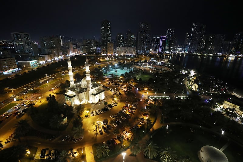 Views of Sharjah from inside the balloon