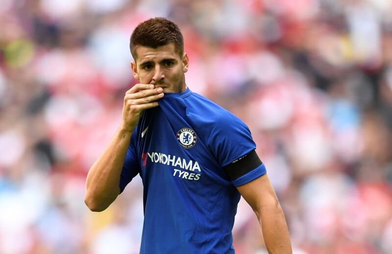 Soccer Football - Chelsea vs Arsenal - FA Community Shield - London, Britain - August 6, 2017   Chelsea’s Alvaro Morata    Action Images via Reuters/Tony O'Brien