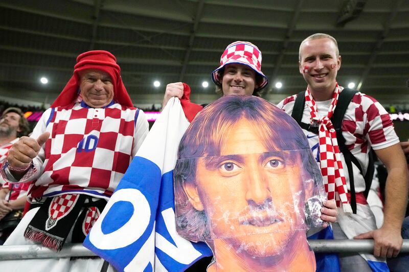 Croatia supporters hope their captain and talisman playmaker Luka Modric can fire them into the second round. AP Photo