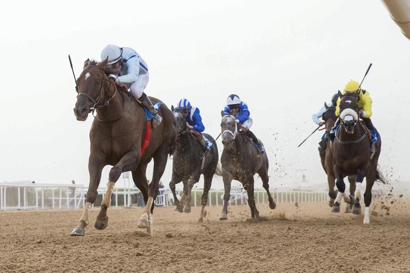 09.11.19. Sharjah. Race 5  Philosopher - trainer  Salem bin Ghadayer - jockey  Tadhg O'Shea - Erika Rasmussen