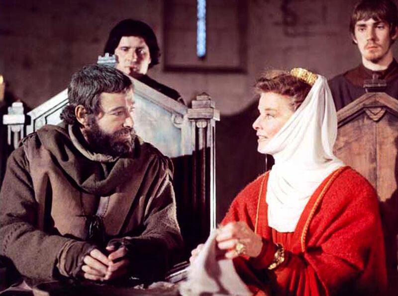 Peter O'Toole and Katharine Hepburn in The Lion in Winter, 1968. Courtesy Embassy Pictures