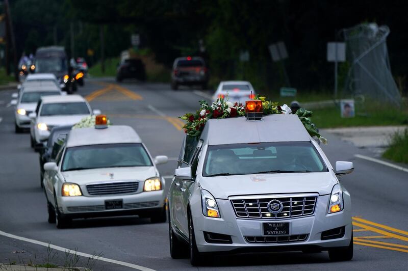 The funeral procession for Rayshard Brooks. Reuters