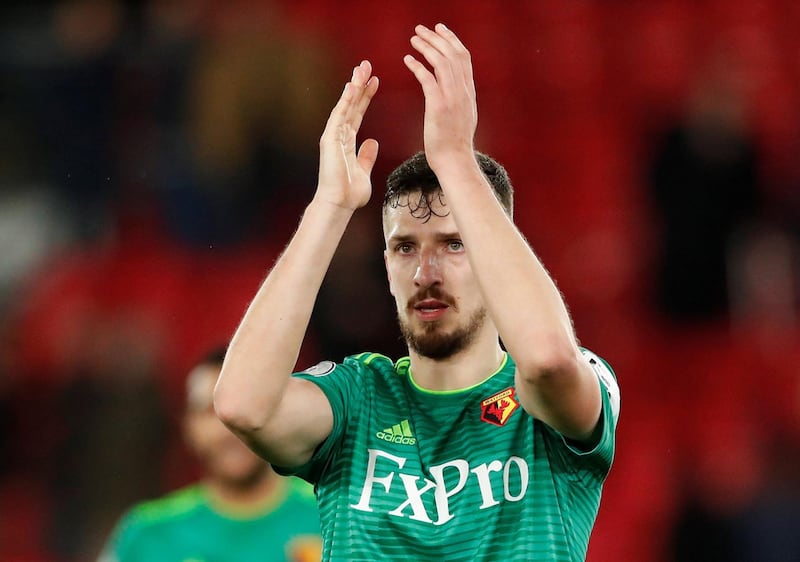 Centre-back: Craig Cathcart (Watford) – Got redemption for scoring an own goal against Crystal Palace by equalising as the Hornets went on to win. Reuters