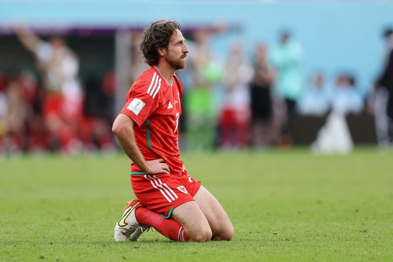  Joe Allen (Nathan Ampadu, 77) 4 - Brought on to steady the ship, but instead ended up teeing up Iran’s opening goal with a poor clearance.

Getty