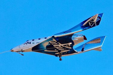 Virgin Galactic reaches space for the first time during its 4th powered flight. AP Phoot