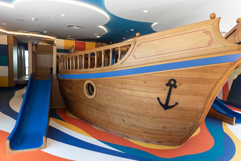 Children have their own Pirates Kids Club, complete with life-size pirate boat.
