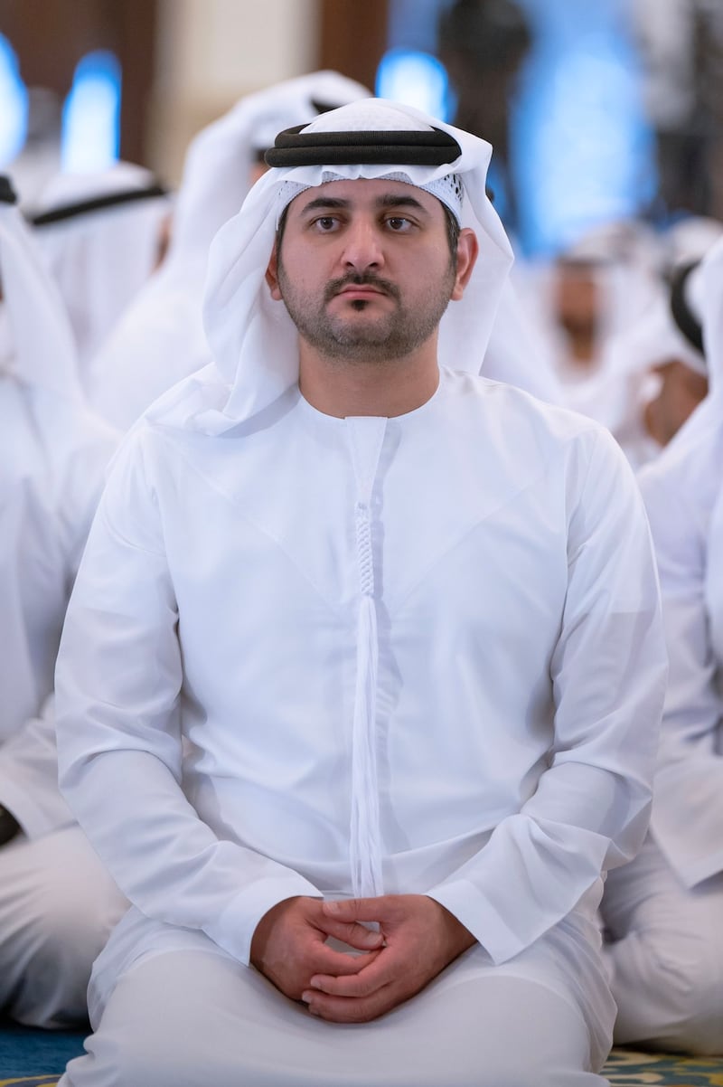 Sheikh Maktoum bin Mohammed, Deputy Prime Minister and First Deputy Ruler of Dubai, performs Eid Al Adha prayers at Zabeel Grand Mosque. Dubai Media Office