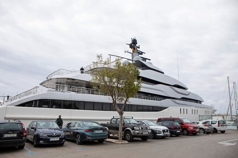 The yacht is among the assets linked to Viktor Vekselberg, a billionaire and close ally of Russia's President Vladimir Putin, US Treasury Department documents have claimed. AP