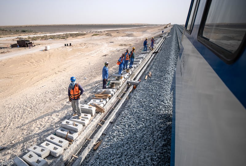 Stage one of Etihad Rail, a 264-kilometre line, has been fully operational since January 2016.
