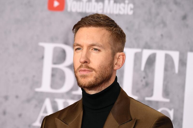 LONDON, ENGLAND - FEBRUARY 20: (EDITORIAL USE ONLY) Calvin Harris attends The BRIT Awards 2019 held at The O2 Arena on February 20, 2019 in London, England. (Photo by Jeff Spicer/Getty Images)