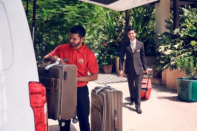 Passengers departing Dubai Airport with Emirates can use the airline's home check-in service. Courtesy Emirates 