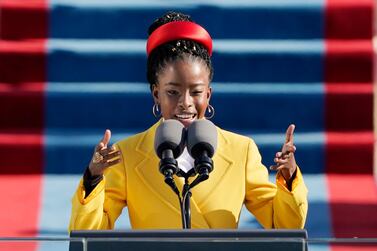 Amanda Gorman is the youngest poet to perform at a presidential inauguration. EPA