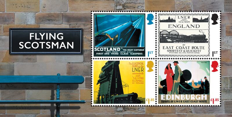 Four of the Royal Mail's 12 new stamps