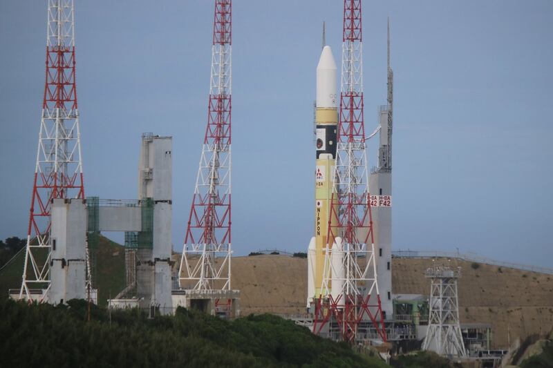 Rocket carrying Hope probe to space has arrived at launch pad in Tanegashima island, Japan. Courtesy: Yoshiaki Sakita