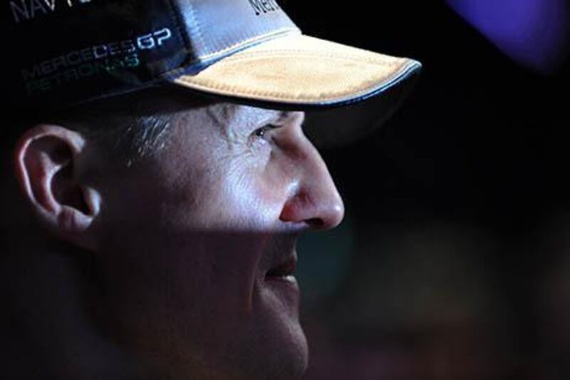 Michael Schumacher could recover from a skiing accident. Saeed Khan / AFP