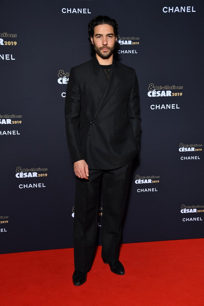 PARIS, FRANCE - JANUARY 14:  Tahar Rahim attends the 'Cesar - Revelations 2019'  at Le Petit Palais on January 14, 2019 in Paris, France. (Photo by Pascal Le Segretain/Getty Images)