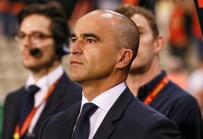 epa07098258 Roberto Martinez head coach of Belgium during a friendly soccer match between Belgium and Netherlands at the King Baudouin stadium in Brussels, Belgium, 16 October 2018.  EPA/STEPHANIE LECOCQ