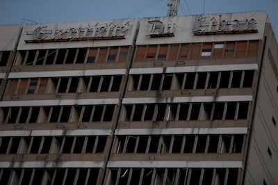 The headquarters of Electricite du Liban, Lebanon’s state electricity company, in Beirut. Getty Images