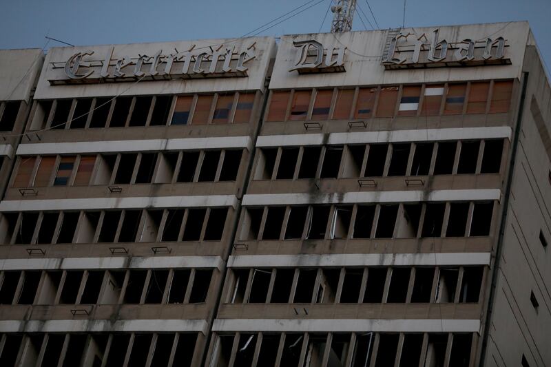 The headquarters of Electricite du Liban, Lebanon's state electricity provider, in Beirut. Getty Images