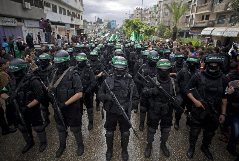 Recent changes within the political structure of Hamas reveal a shift of thinking that took place long ago. Khalil Hamra / AP Photo