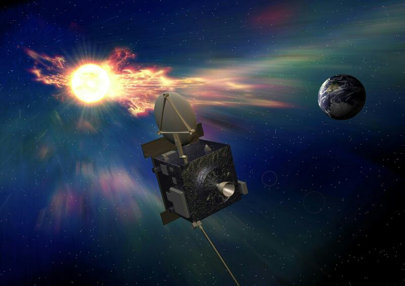 An artist's impression of the space weather forecasting satellite Vigil. PA