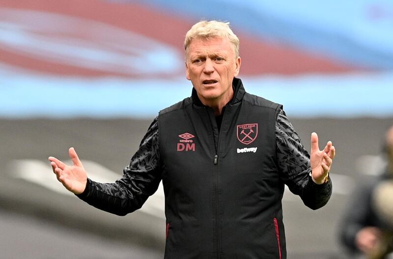 West Ham manager David Moyes. Reuters