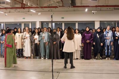 Women of all ages from across the country contributed to the project. Photo: National Pavilion of Saudi Arabia