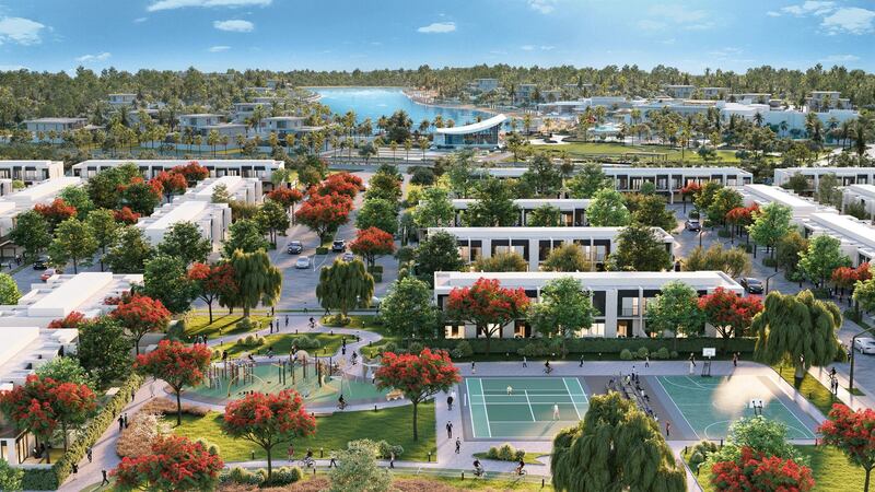 An artist's rendering of what the finished community will look like. Courtesy: Majid Al Futtaim