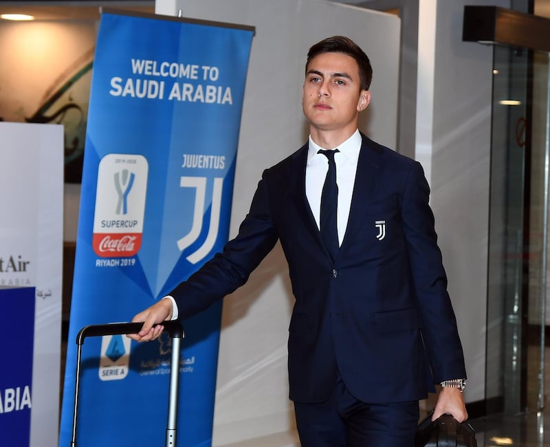 Paulo Dybala of Juventus went to Riyadh in Saudi Arabia in December for the Italian Supercup match against Lazio. Here's a reminder.  Getty Images