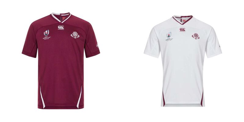 15: Georgia – It's a little dull, but I'm delighted Georgia is moving away from the bold red its rugby sides have been kitted out in to the maroon you see in the picture above. There's a few nice little details on the back and the sleeves. It's a step in the right direction. Image via rugbyworldcup.com