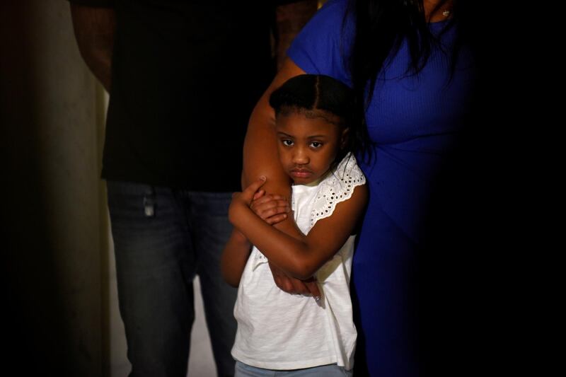 George Floyd's daughter, Gianna Floyd, 6, is seen during a press conference at Minneapolis City Hall following the death in Minneapolis police custody of George Floyd in Minneapolis, Minnesota. Reuters