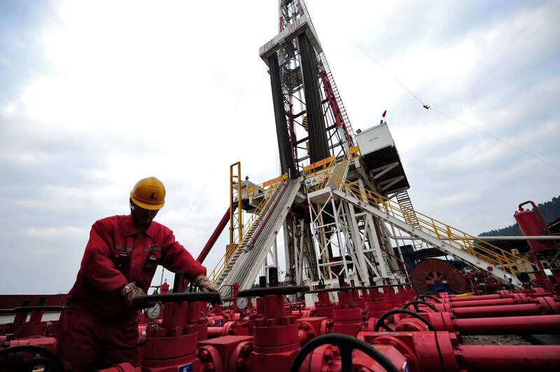 A natural gas appraisal well in Sichuan province run by Sinopec. It is one of three major state oil companies in China. Reuters