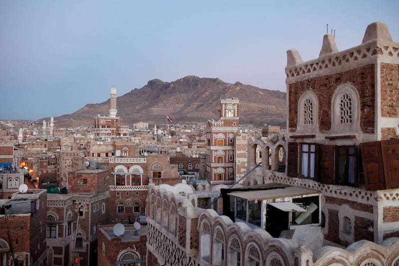 SANA'A, YEMEN - February 2, 2010: A roof top view of the old city of Sana'a. Yemen is the 3rd most malnourished country in the world, where 58 percent of the population suffers from malnourishment and 45 percent of the population lives below the poverty line. ( Ryan Carter / The National )



*** for story by Nugh Naylor ***