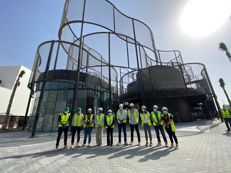 Hjayceelyn Quintana, Philippine Ambassador to the UAE, visits the Bangkota pavilion at the Dubai Expo 2020 site. Courtesy: Philippines Expo Pavilion