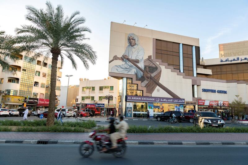 Dubai, United Arab Emirates - Reporter: N/A: Photo project. Street art and graffiti from around the UAE. Monday, January 27th, 2020. Al Satwa, Dubai. Chris Whiteoak / The National