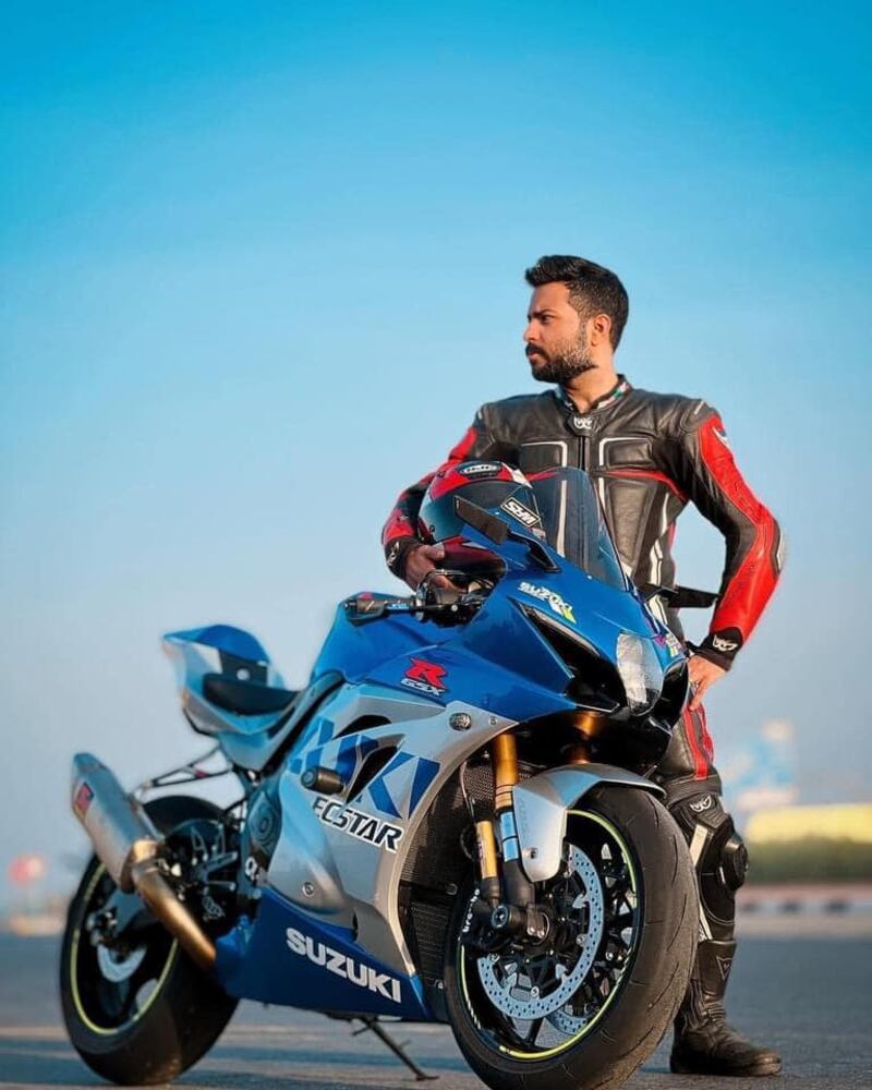 Japin Jayaprakash, 37, was killed when his motorcycle hit a concrete barrier on the Sharjah-Kalba road on Saturday morning.