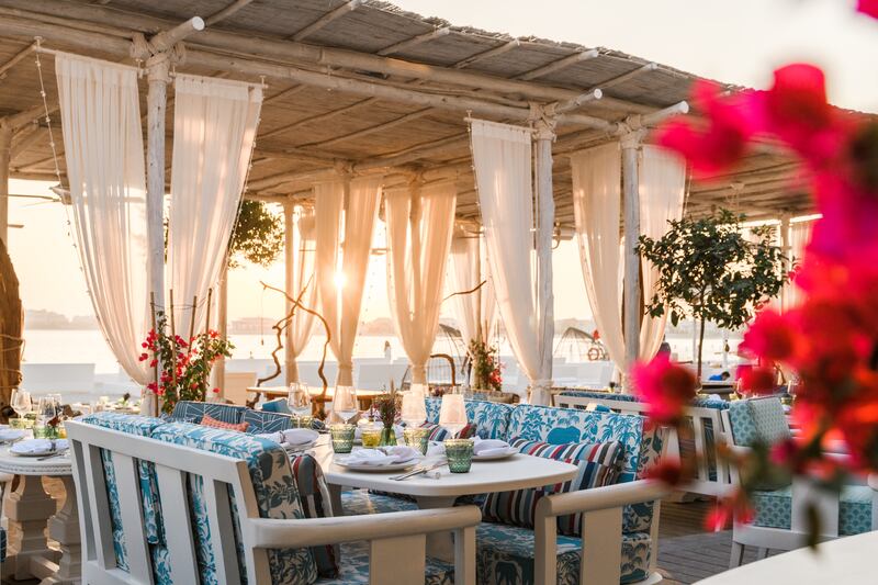 The Lucky Fish Mediterranean restaurant on Palm West Beach, Dubai. Photo: Vlad Ivanov