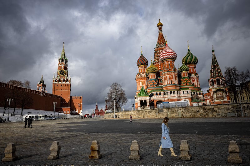 The Red Square in Moscow. Western sanctions have prompted rating agencies to slash Russia's credit score. AFP