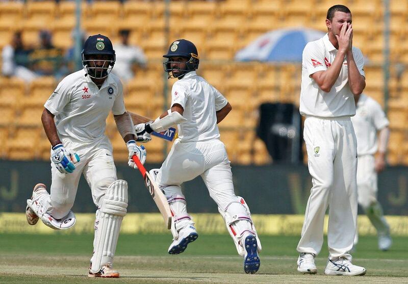 Cheteshwar Pujara, left, and Ajinkya Rahane will be India's main batsmen during the Test series in Australia. Reuters