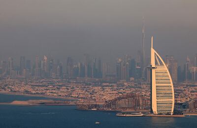 Dubai's Burj Al Arab was the top-ranked hotel in the UAE, according to YouGov. AFP